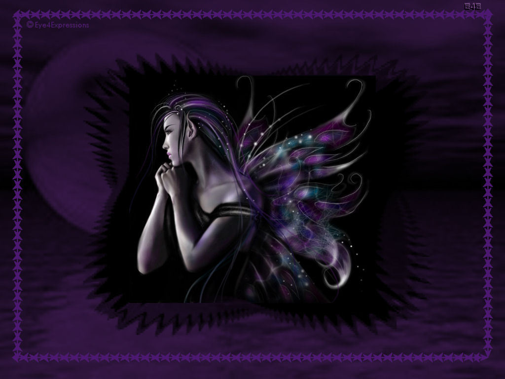 Dark Art Beauty Fairy Background Wallpaper
