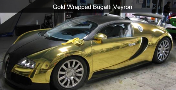 HD Car Wallpaper Bugatti Gold