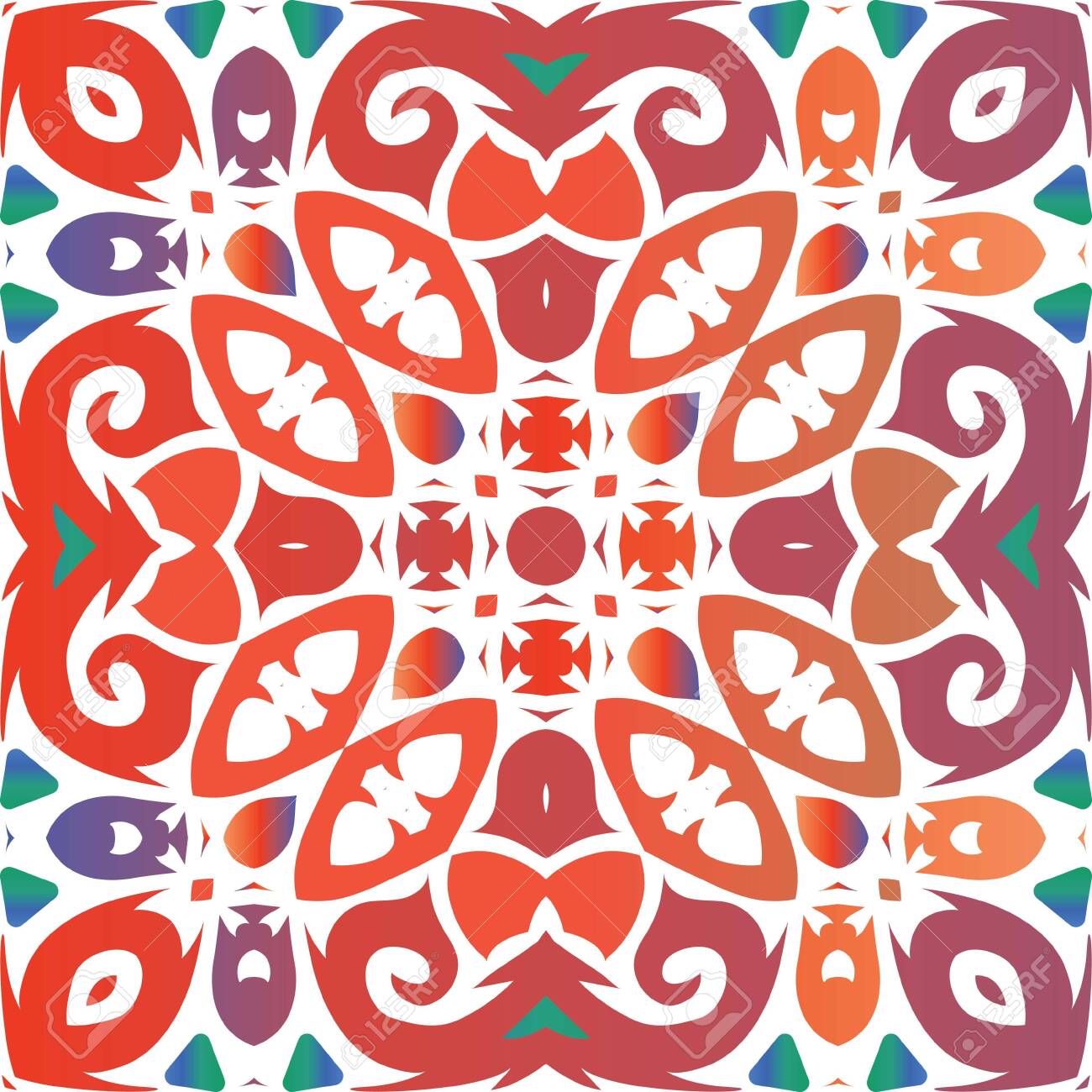 Free download Mexican Ornamental Talavera Ceramic Vector Seamless