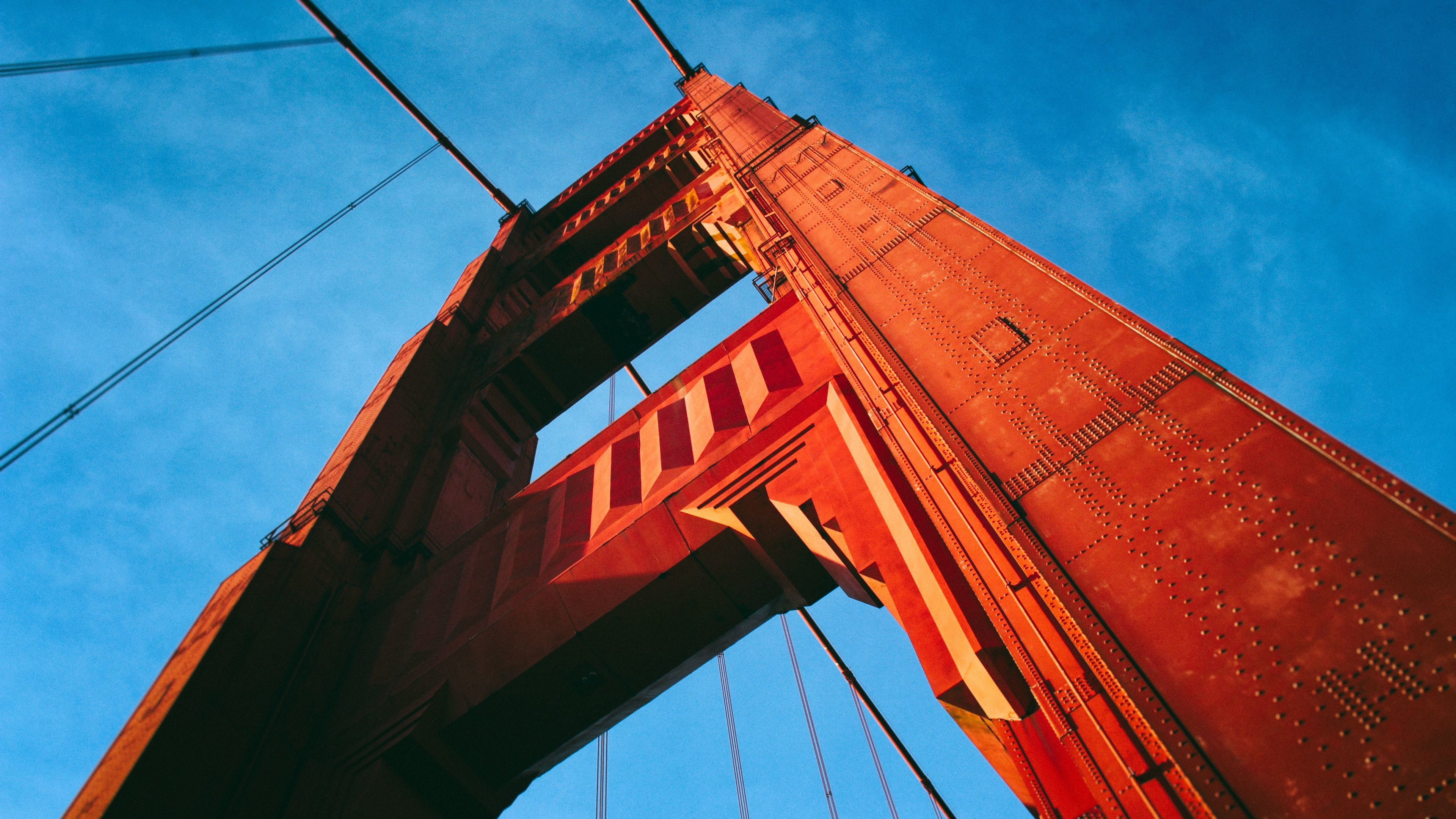 Pylon From Golden Gate Bridge Wallpaper HD