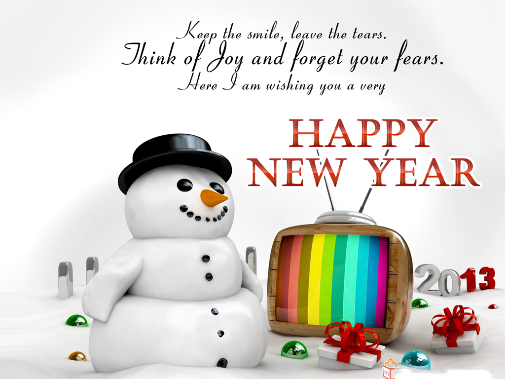 Happy New Year Sayings For Greeting Cards Ppt Garden