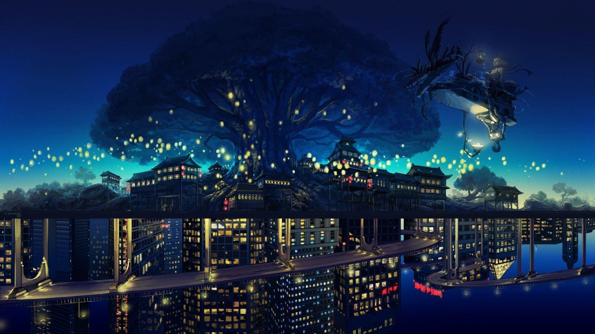 HD wallpaper: fantasy cityscapes dark dragons city buildings anime  2395x1200 Abstract Fantasy HD Art | Wallpaper Flare