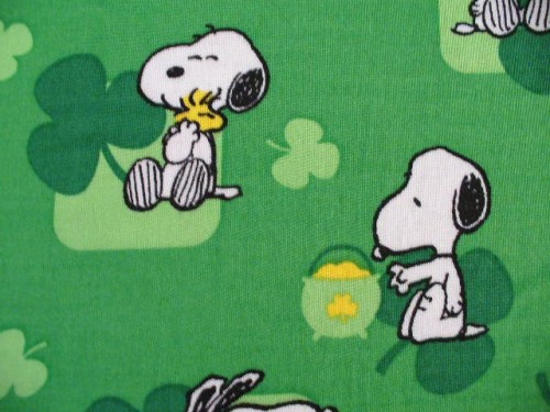 Snoopy St Patricks Day Pillowcase