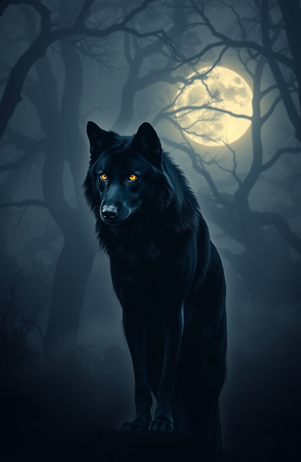 Black Wolf Wallpaper