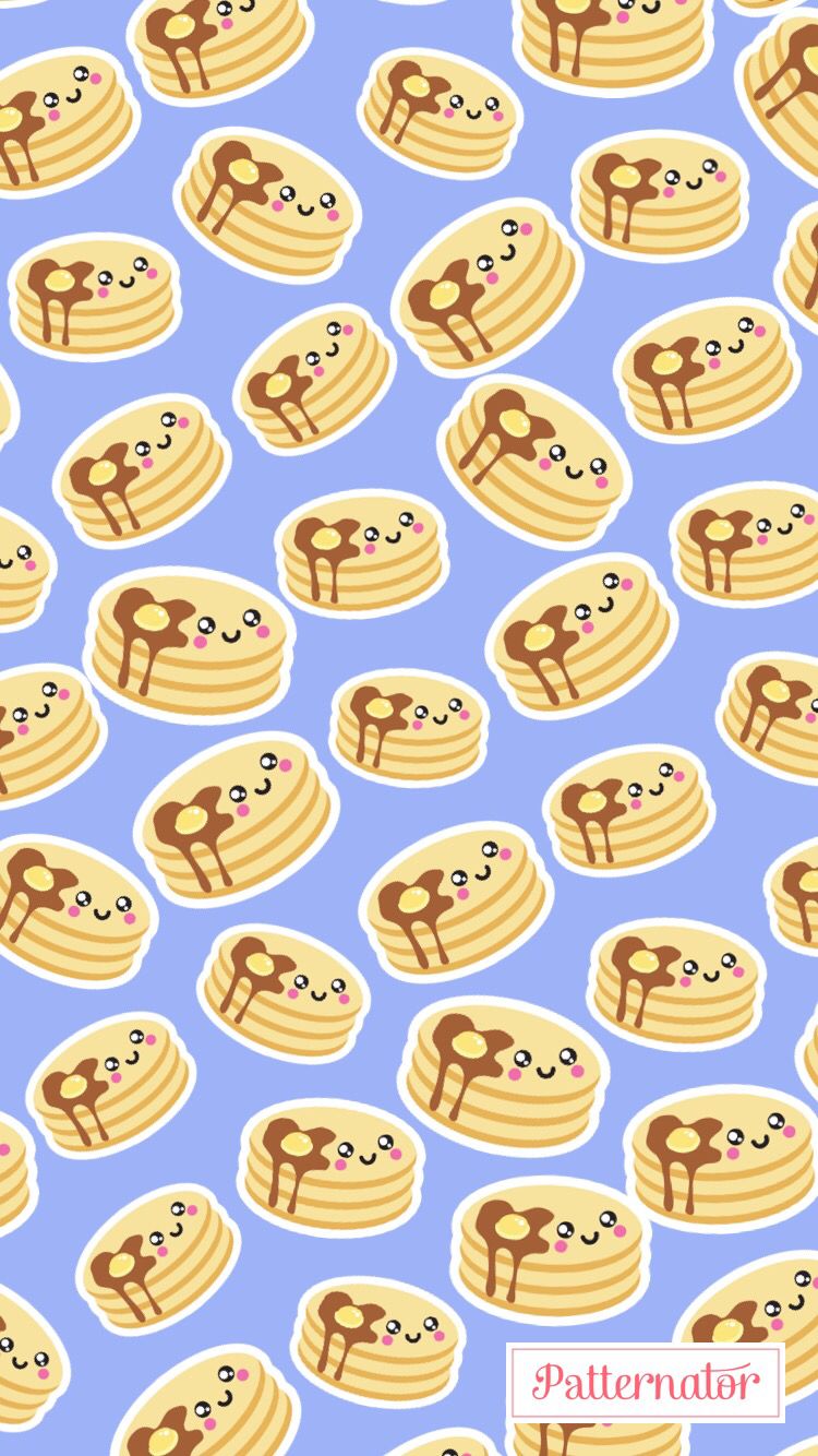 Pattern Wallpaper iPhone Background Colorful Pancakes Egg