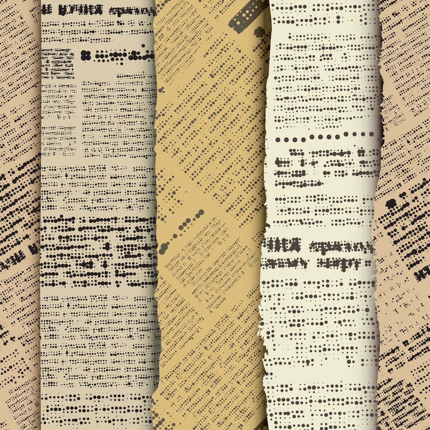 Vintage Newspaper Wallpaper