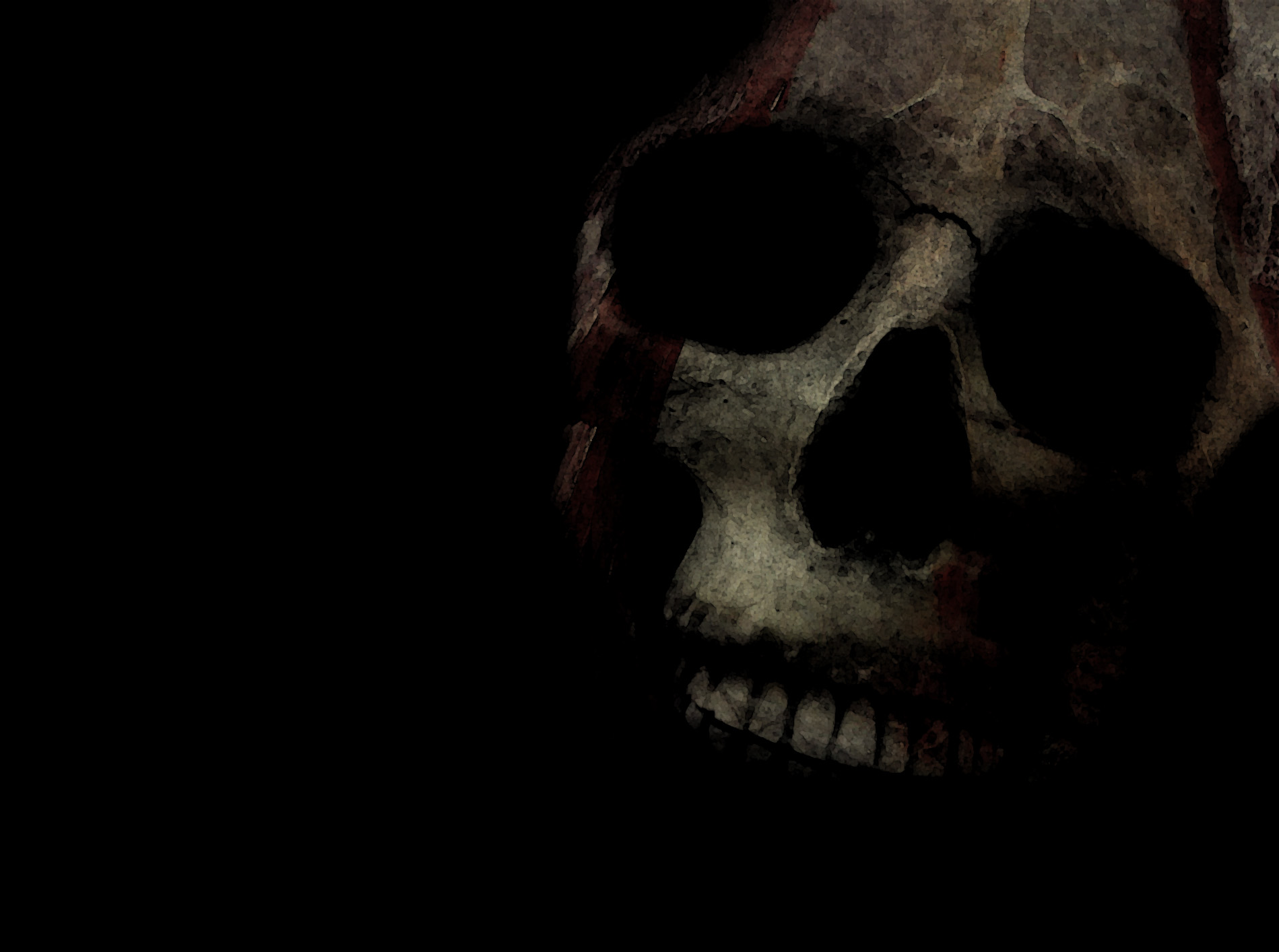 75+] Black Skull Background - WallpaperSafari