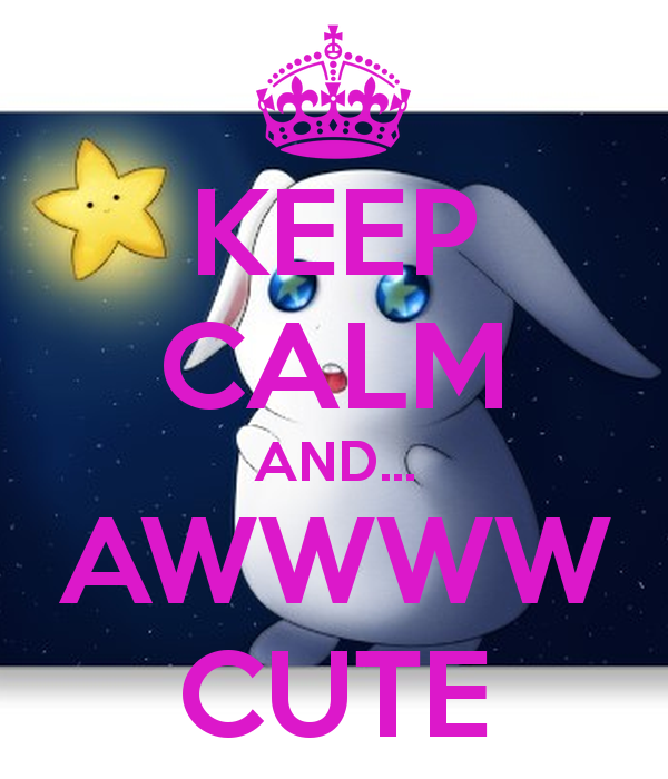 KEEP CALM AND AWWWW CUTE   KEEP CALM AND CARRY ON Image Generator