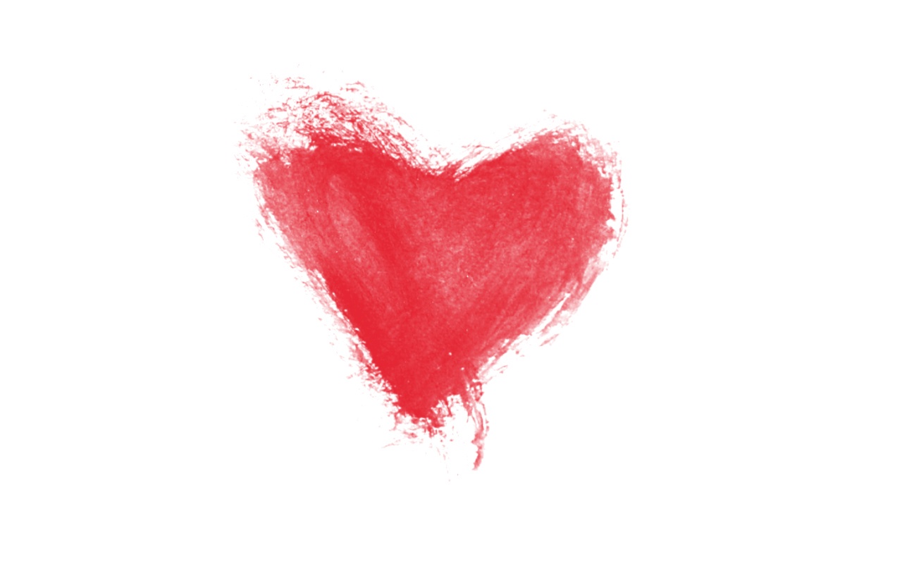Heart Wallpaper White