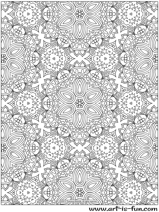Coloring Pages For Adults Patterns Desktop and Tablet Wallpapers