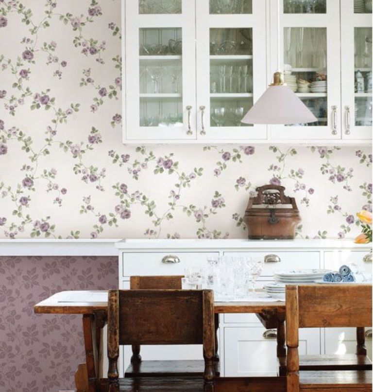 [45+] Floral Kitchen Wallpaper on WallpaperSafari