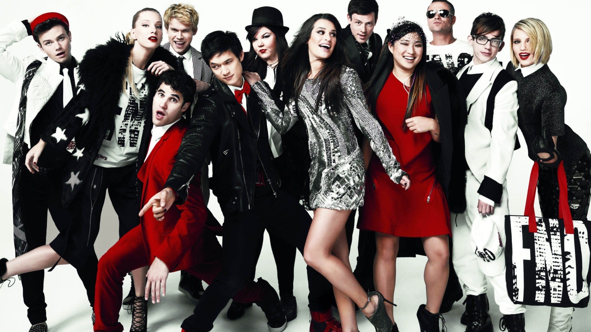 Glee Cast Backdrop Wallpaper