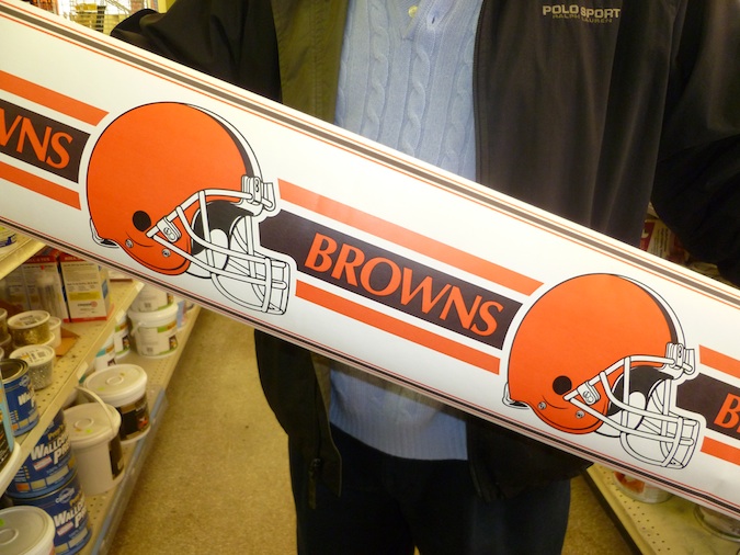 For The Love Of Wallpaper Cleveland Browns Border A Big Hit