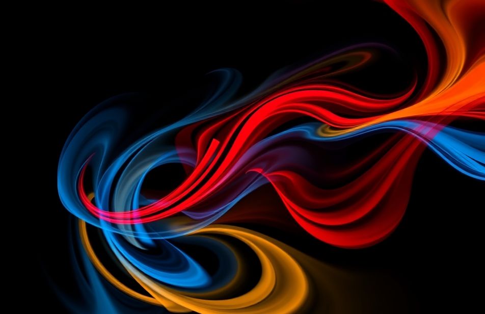 Abstract Black Background