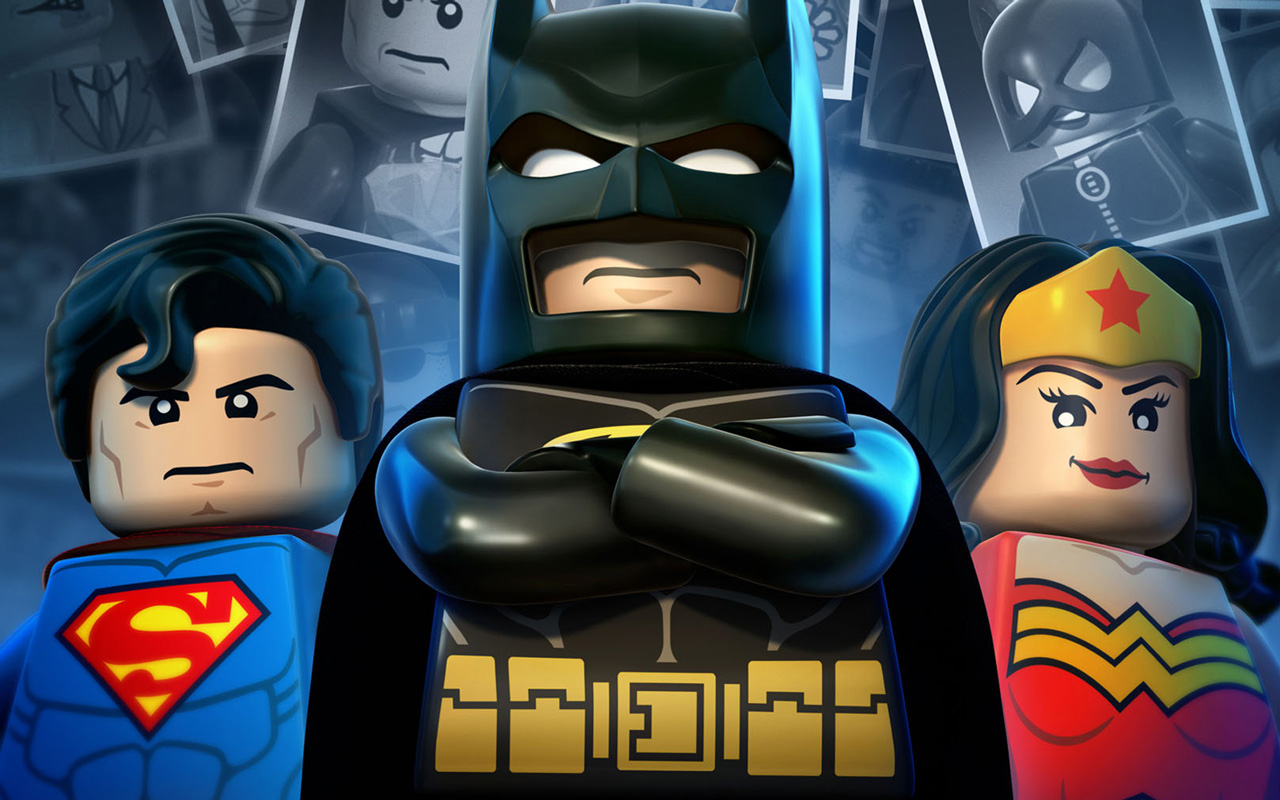 Lego Batman Dc Super Heroes Wallpaper In