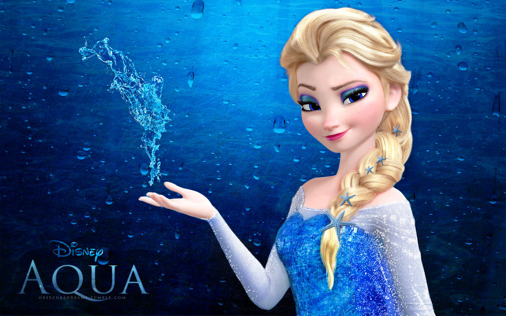 Water Queen Elsa Disney Princess Wallpaper