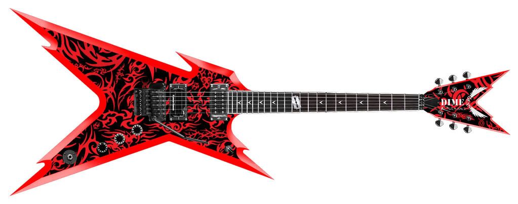 Dean Razorback Black And Red Tribal Bevels Graphics Code