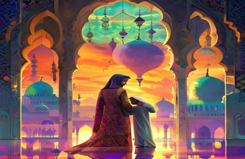 Islamic Couple Wallpaper Models