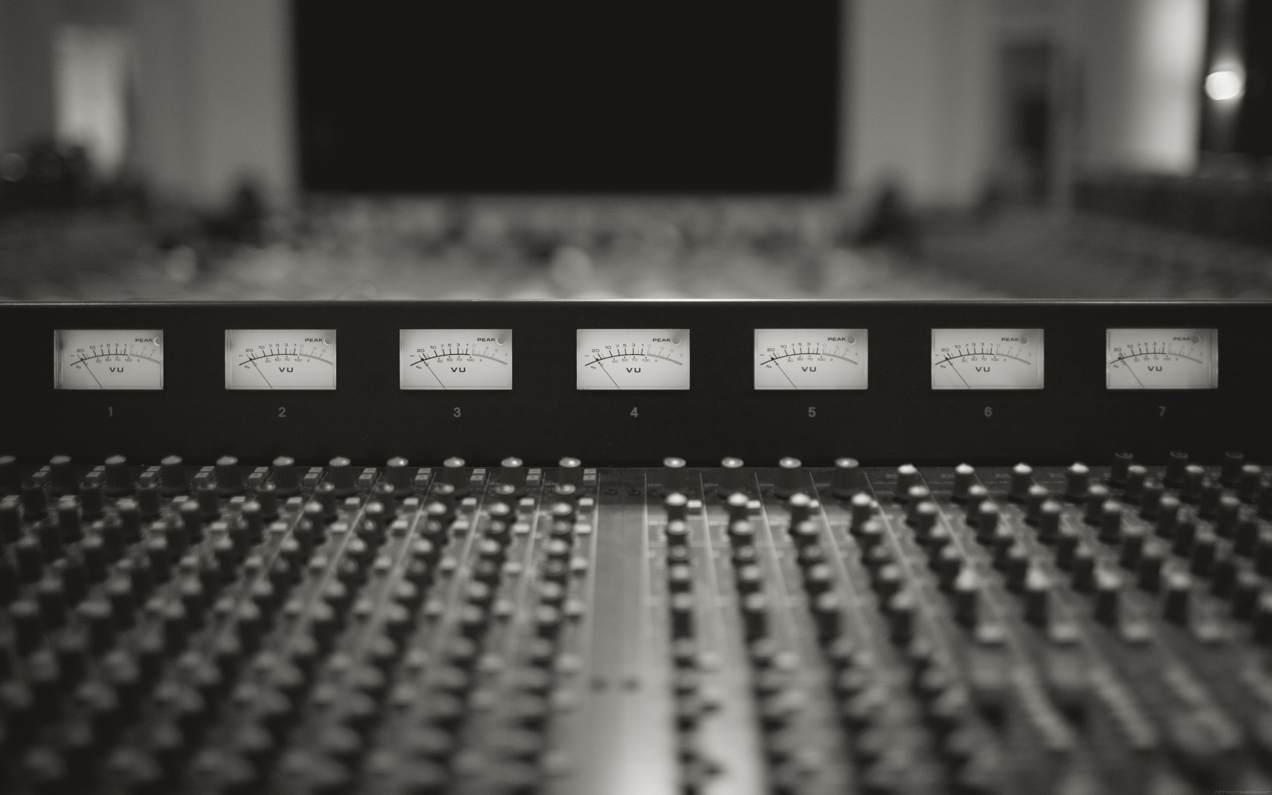 Mixing Console Wallpaper Audio Mixer Sound Board
