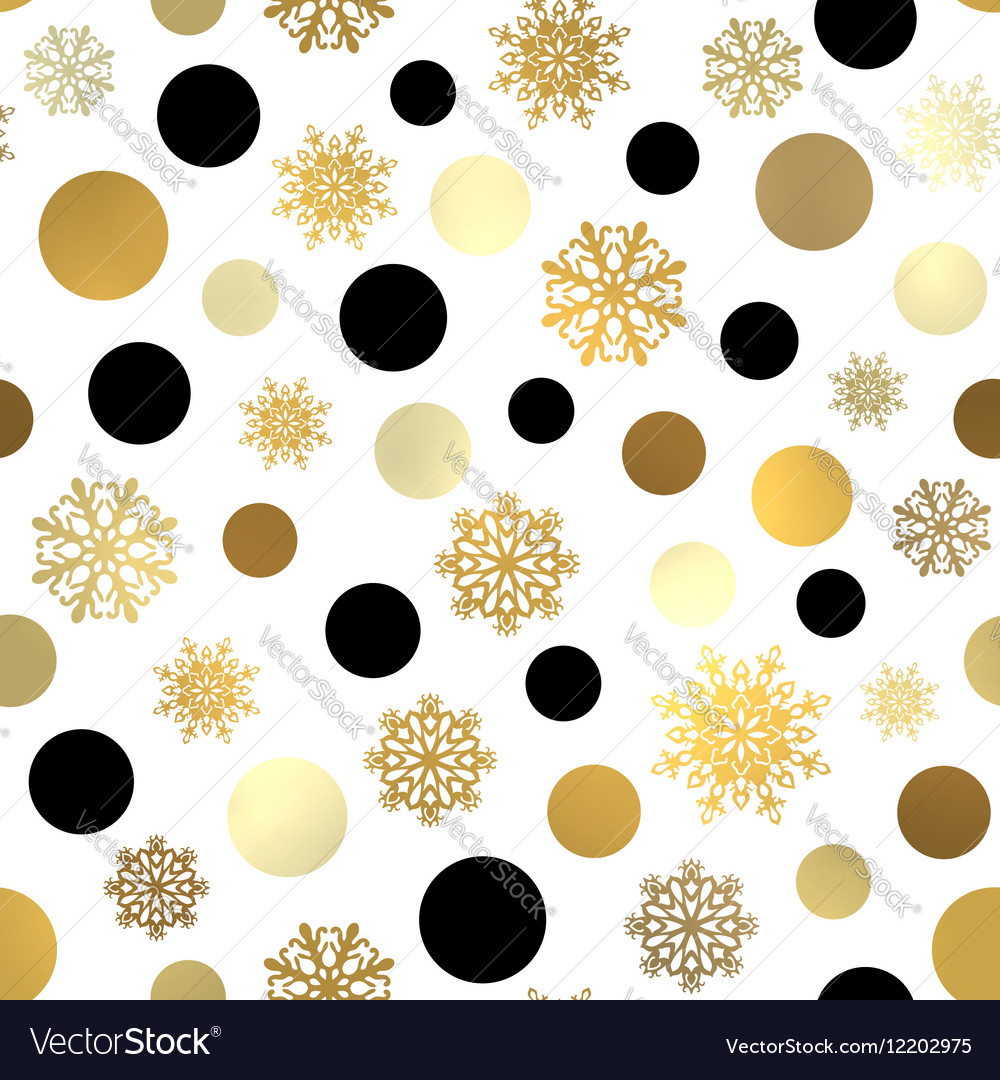 Seamless Christmas Pattern Xmas Wallpaper Vector Image