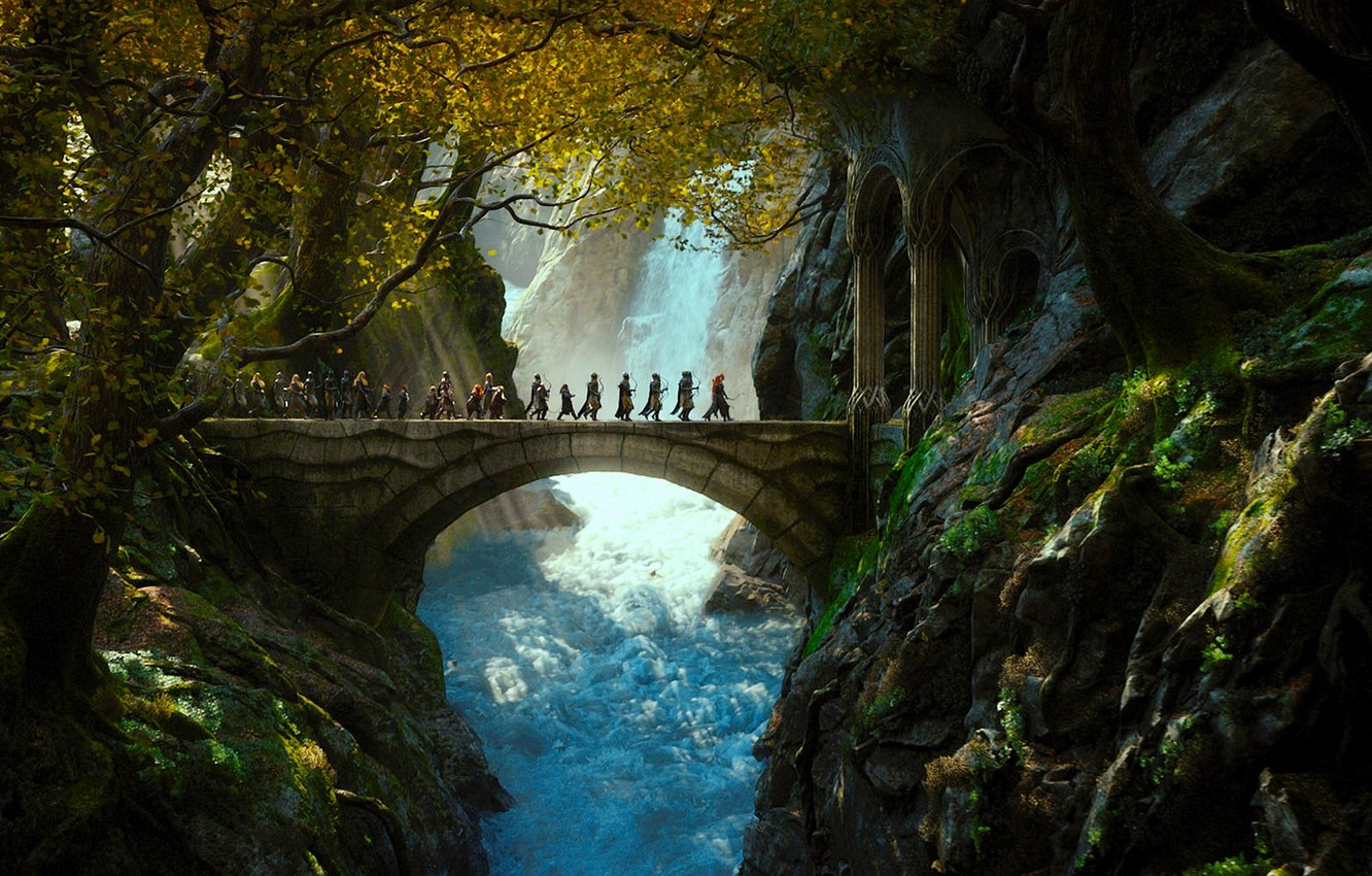 Wallpaper Forest Elves Dwarves Prisoner Squad Legolas The
