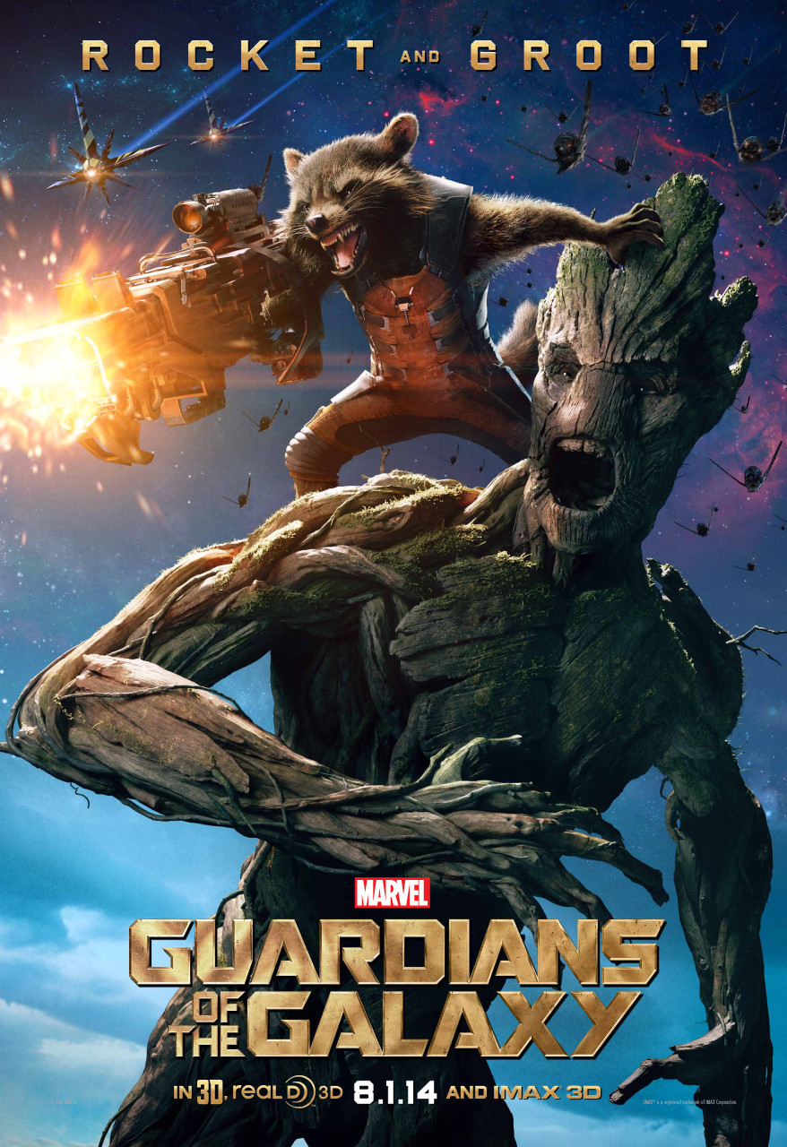 Rocket Raccoon And Groot From Marvel S Guardians Of The Galaxy Movie