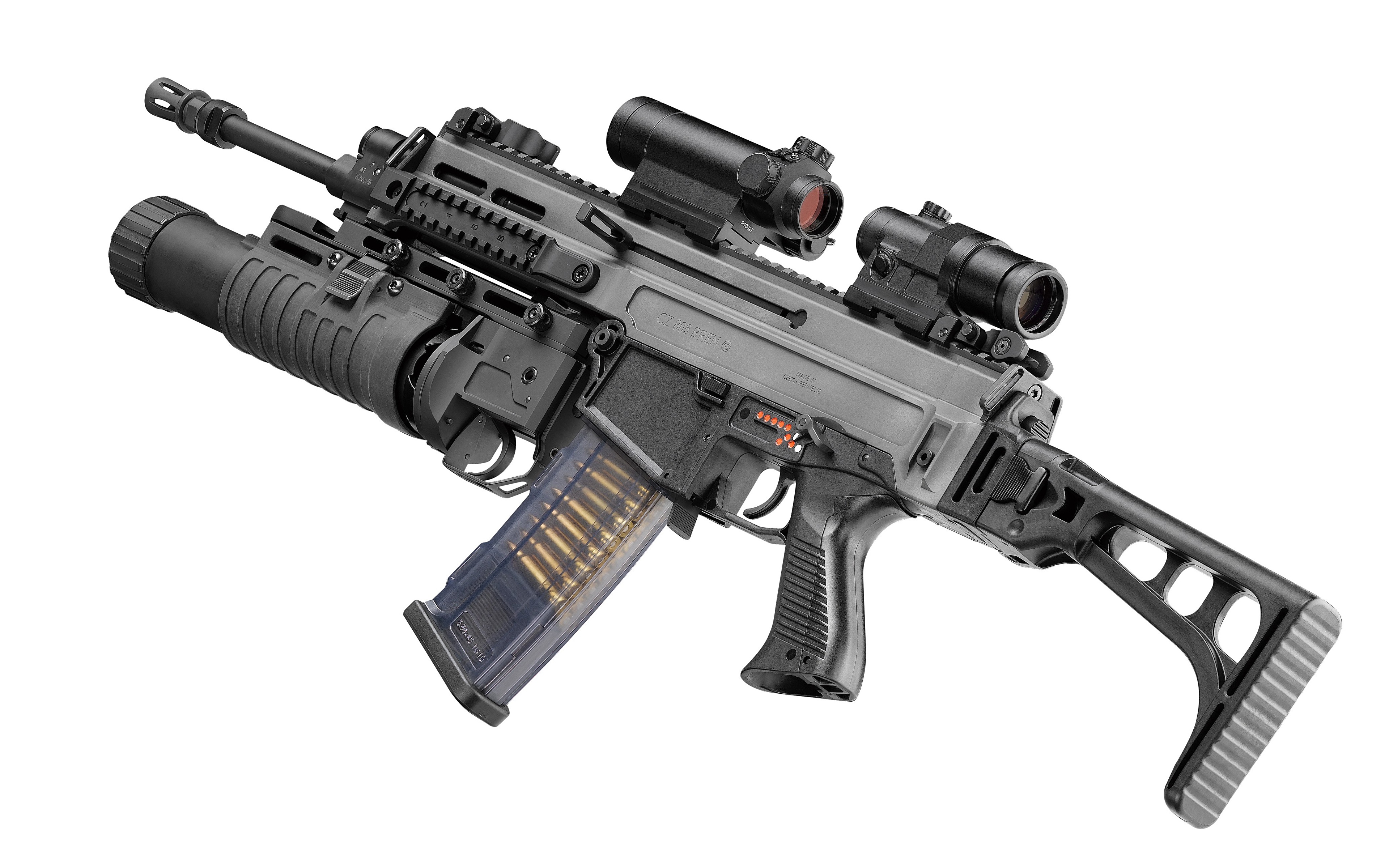 Desktop Wallpaper Assault Rifle Grenade Launcher Cz