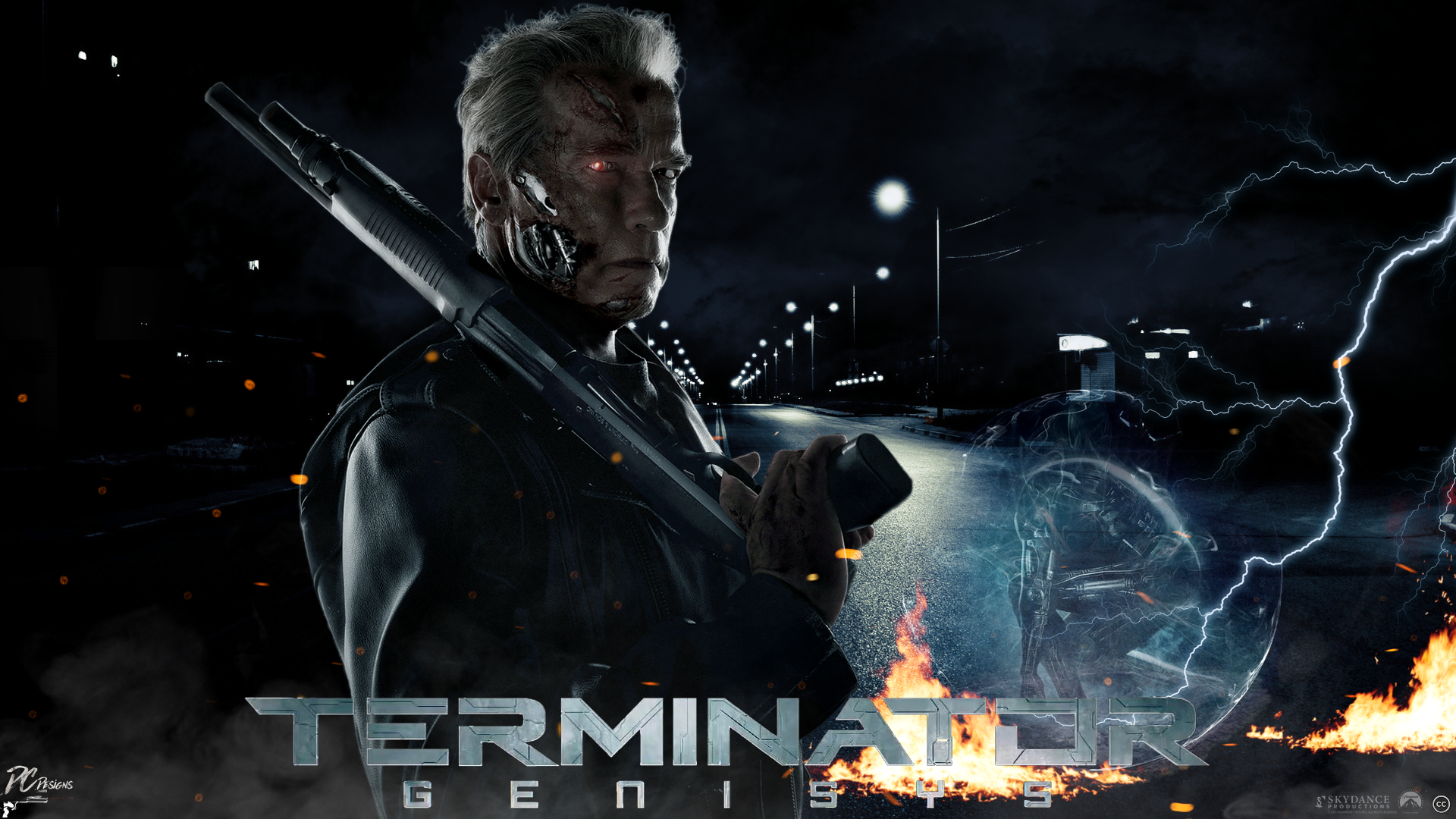 Terminator Genisys By Dc Wallpaper