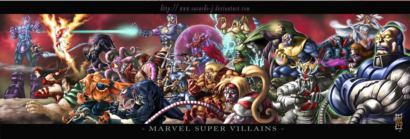 Super Villains By Earache J