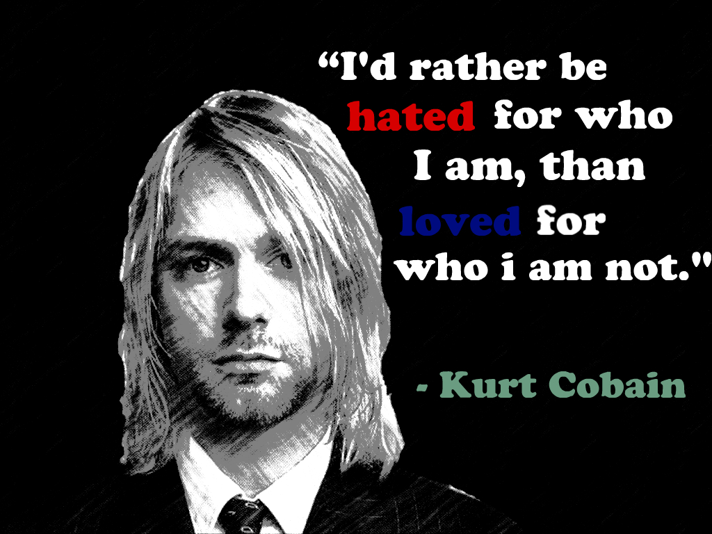 Showing Gallery For Kurt Cobain Quotes Wallpaper