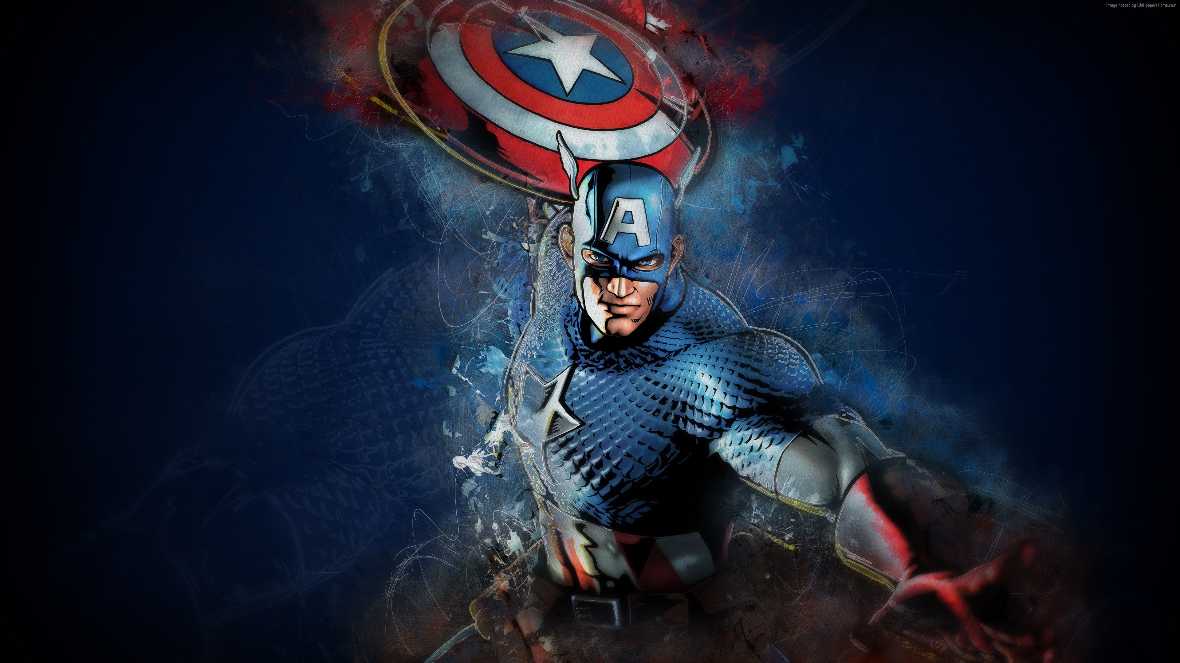 Marvel Ics Captain America 4k