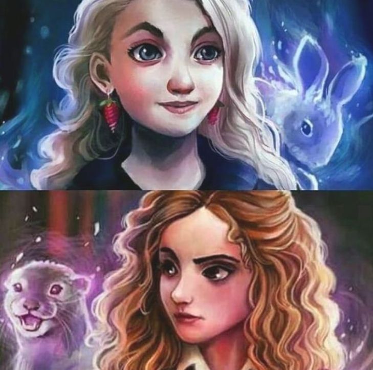 Oh My Goodness I Have Seen The Drawing Of Luna And Her Patronus