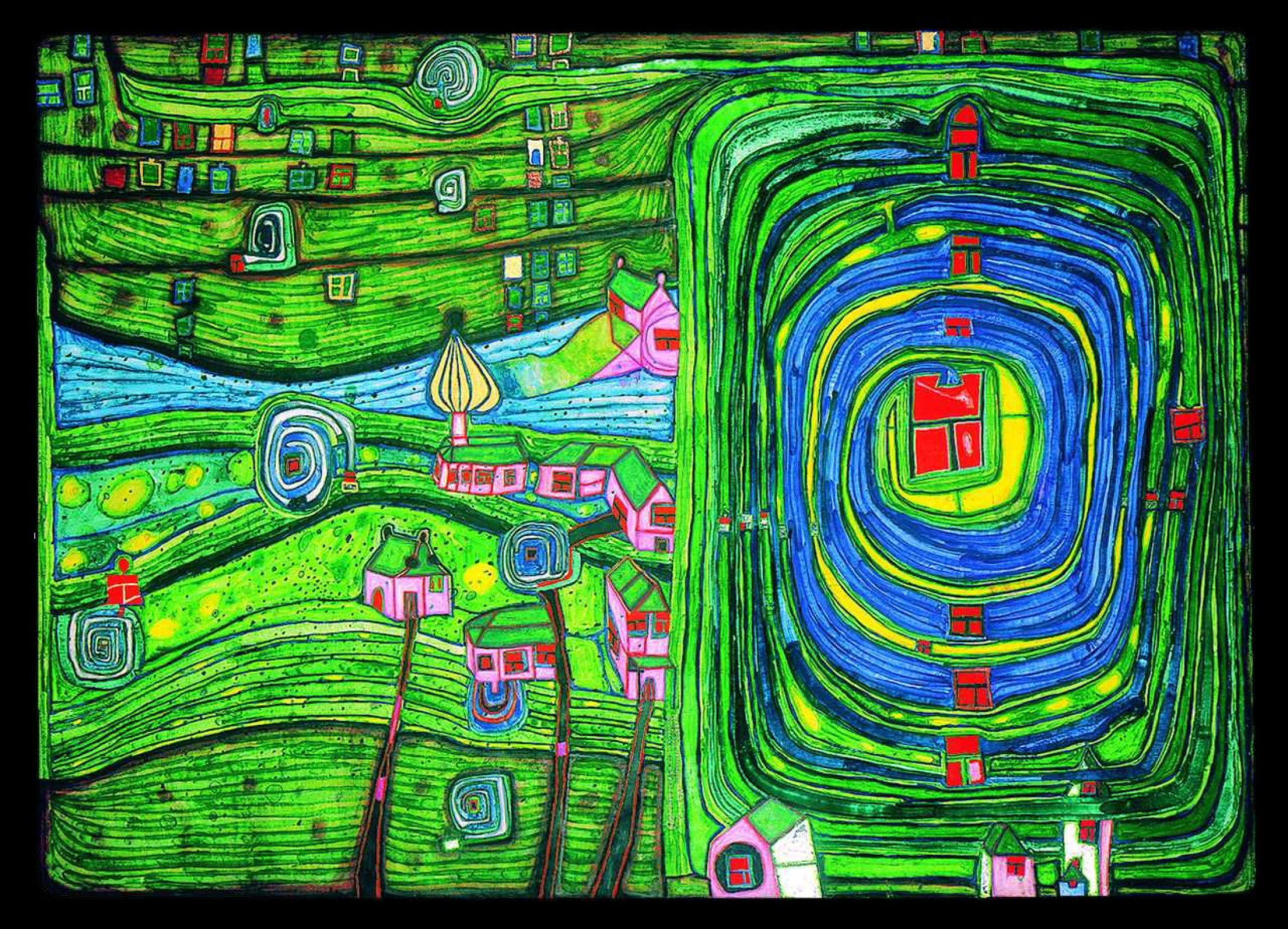 Hundertwasser Grass For Those Who Cry