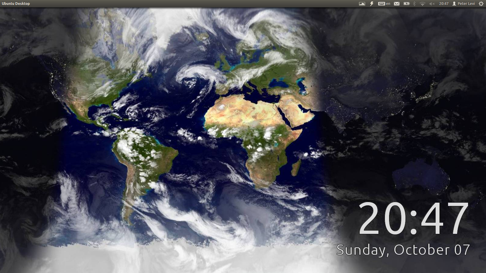 World Sunlight Map is great as a live wallpaper that shows realtime