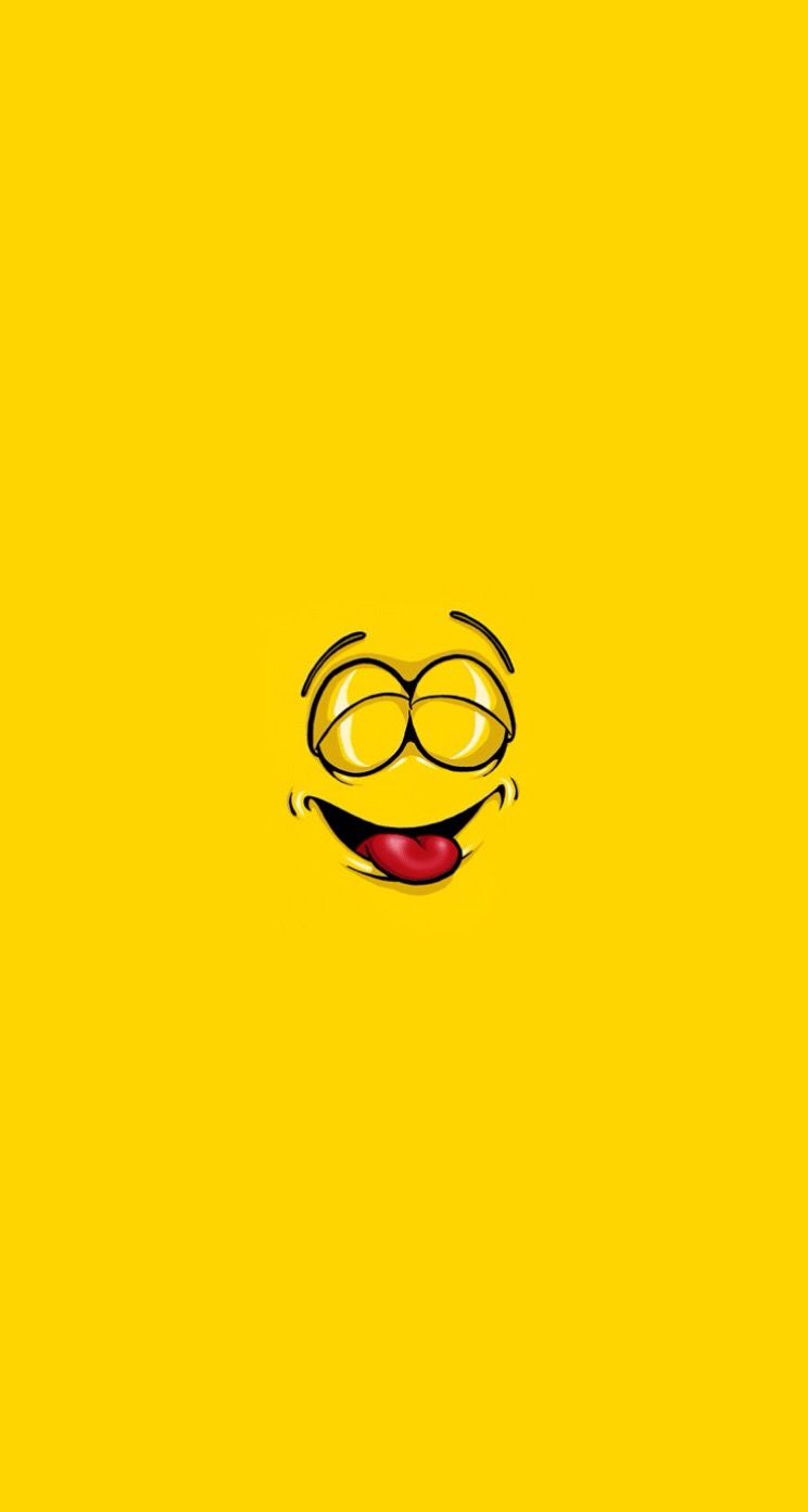 Smiley Faces Simple Cartoon iPhone Wallpaper Mobile9