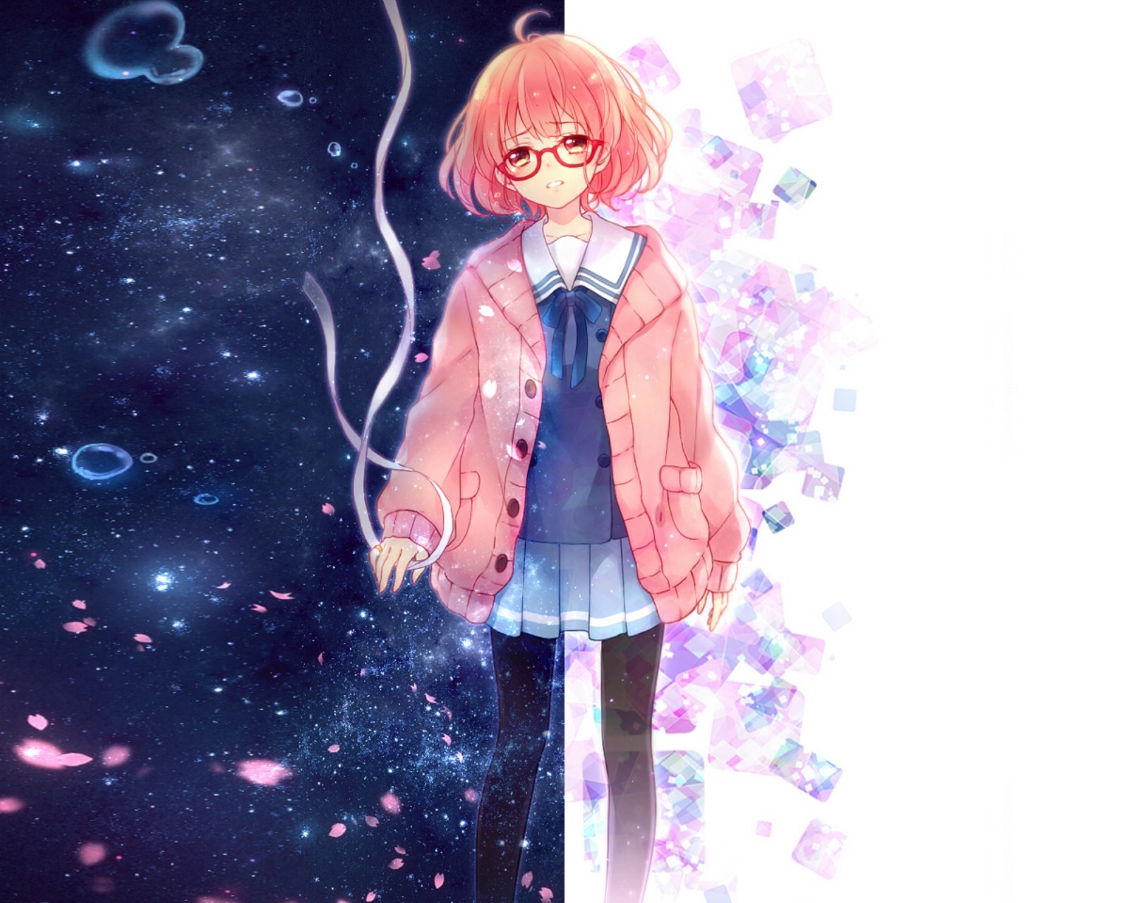 Kyoukai No Kanata Kuriyama Mirai Wallpaper