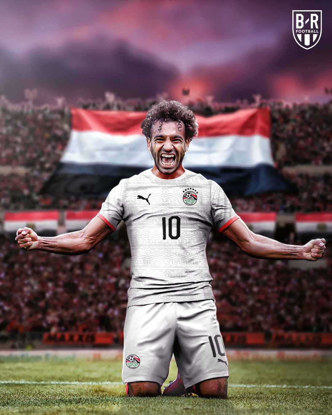 B R Football On Mo Salah Scores Egypt S First Goal At