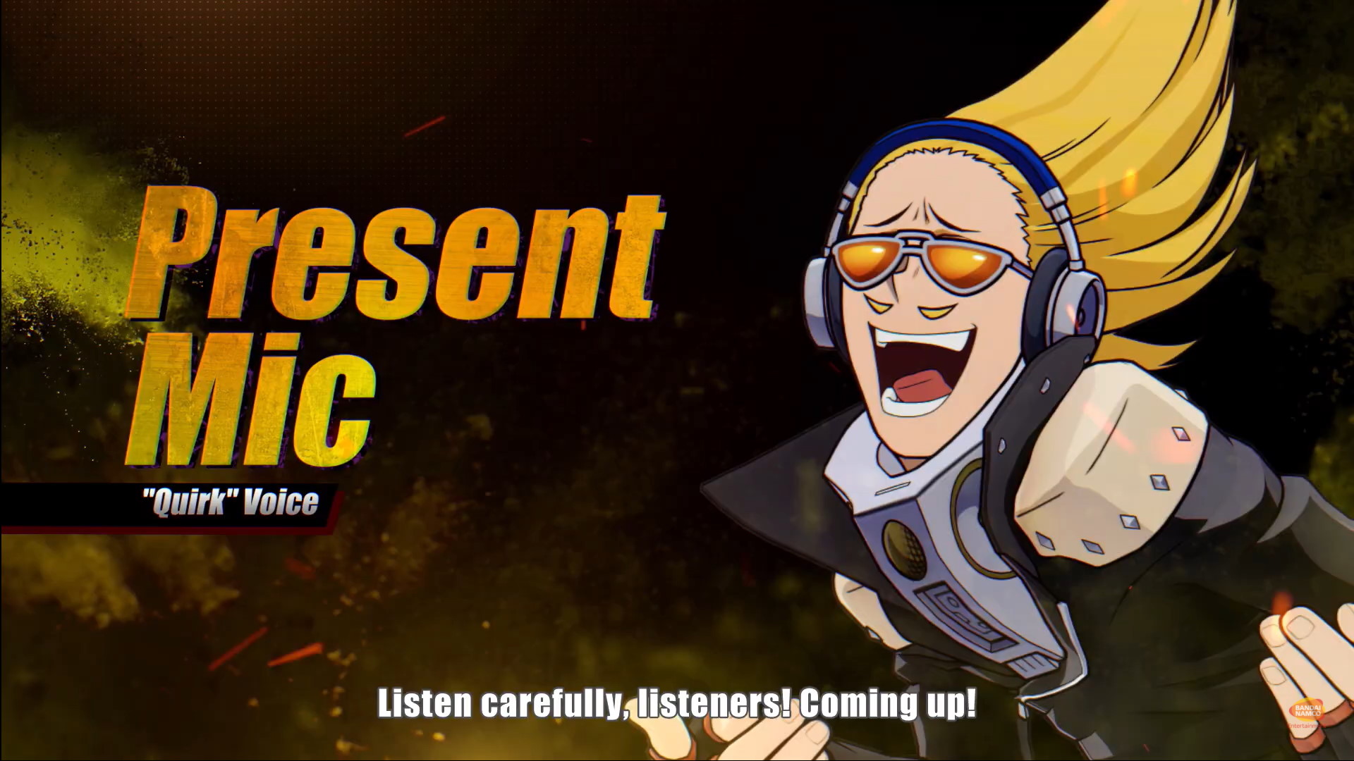 Present Mic Joins The Fight In My Hero One S Justice