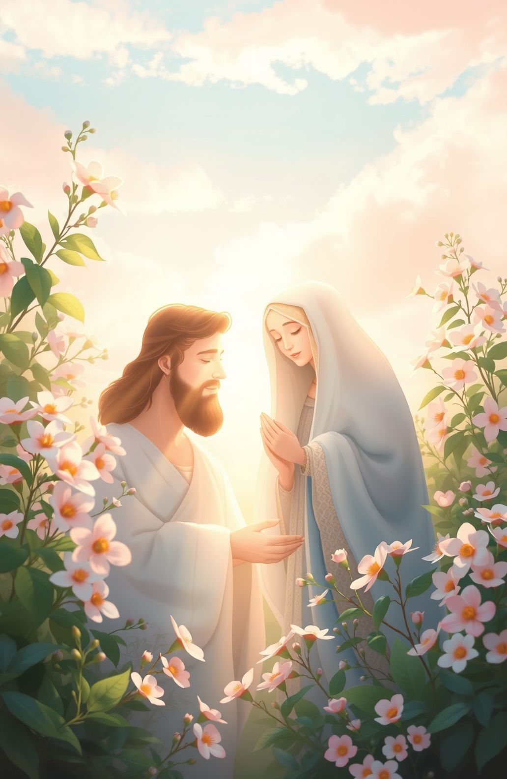 Jesus And Mary Wallpaper