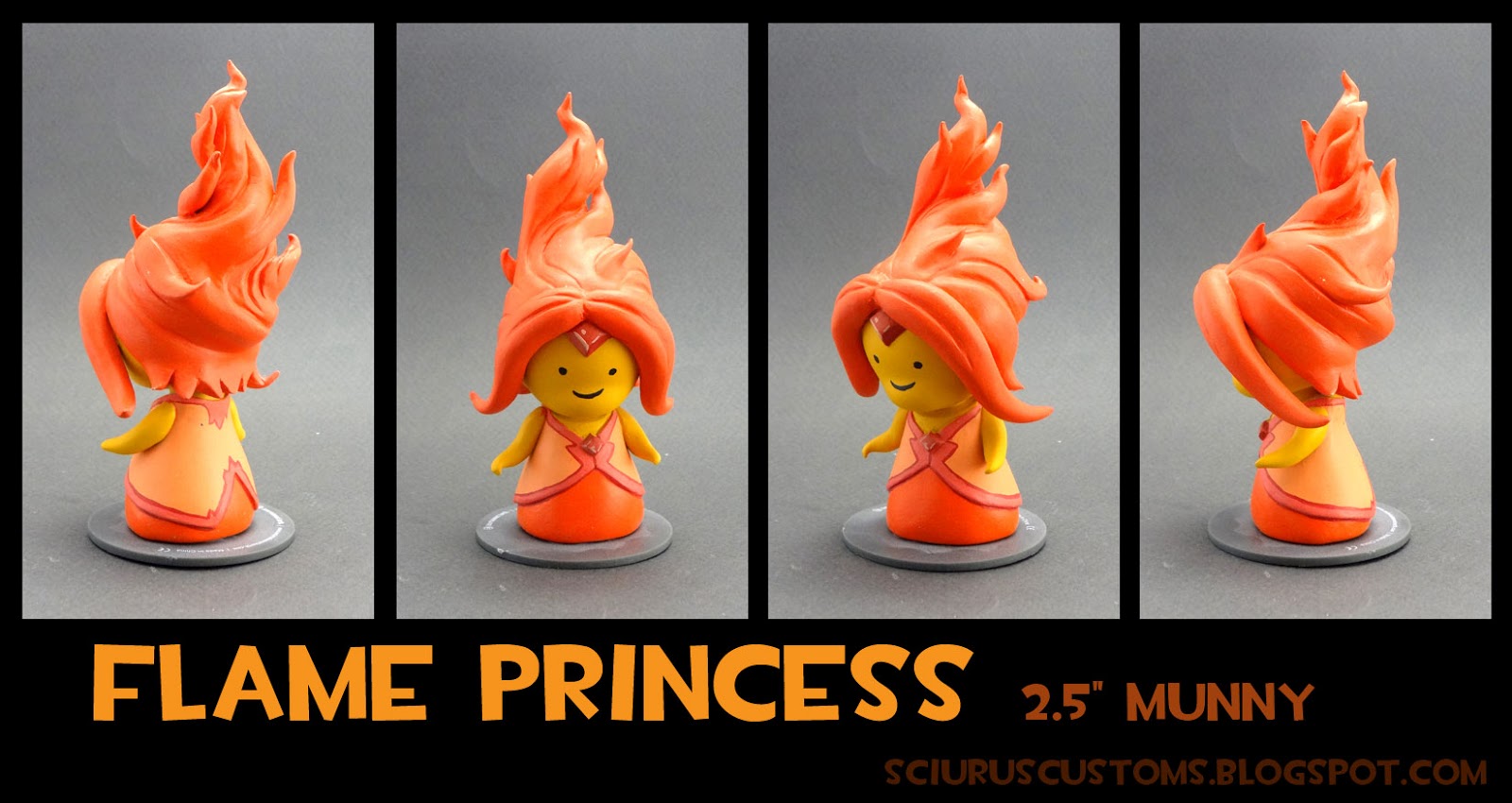 Flame Princess Micro Munny By Flyingsciurus
