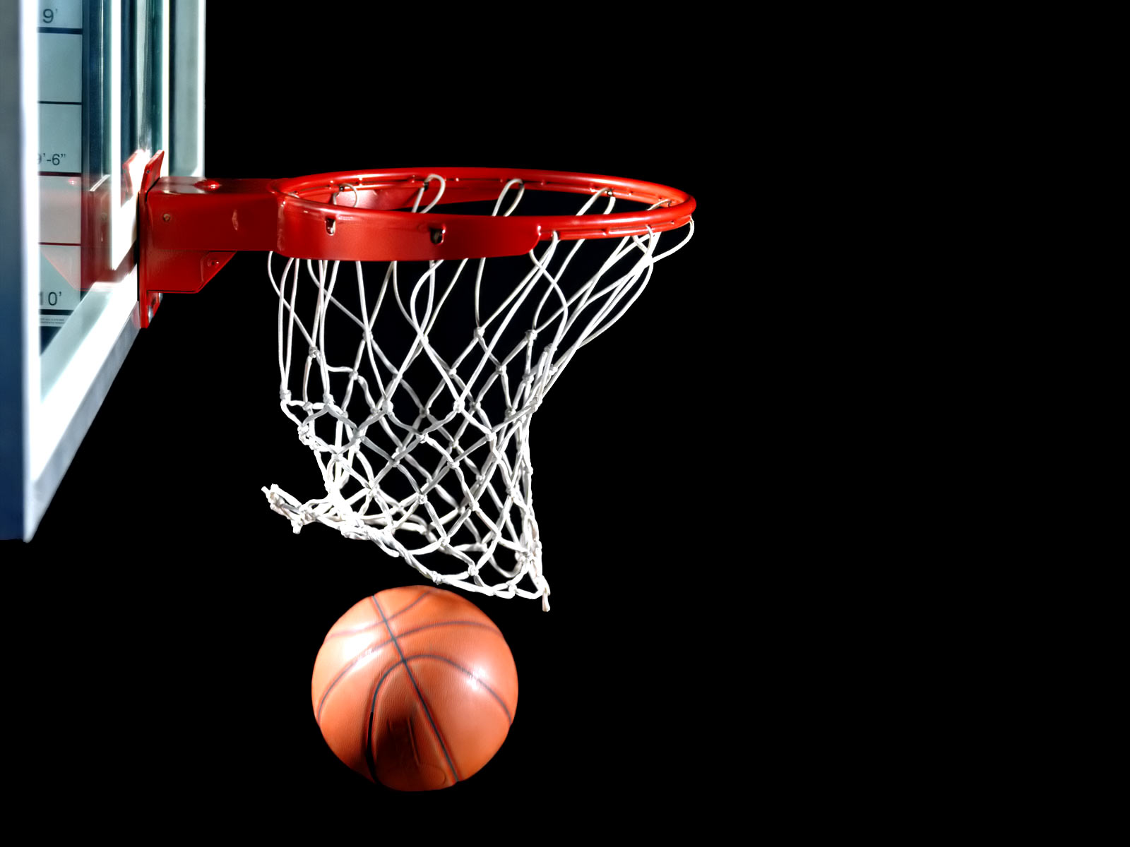 Black Basketball Sport HD Desktop Wallpaper Basket And Ball