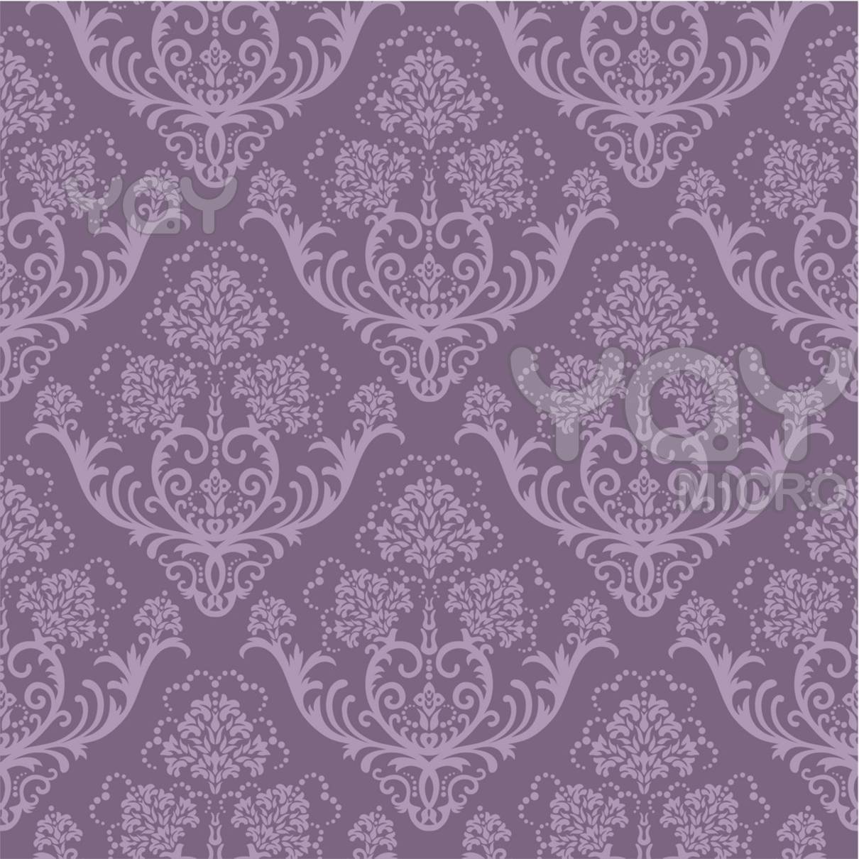 Seamless Purple Floral Wallpaper 7fcc27 Jpg