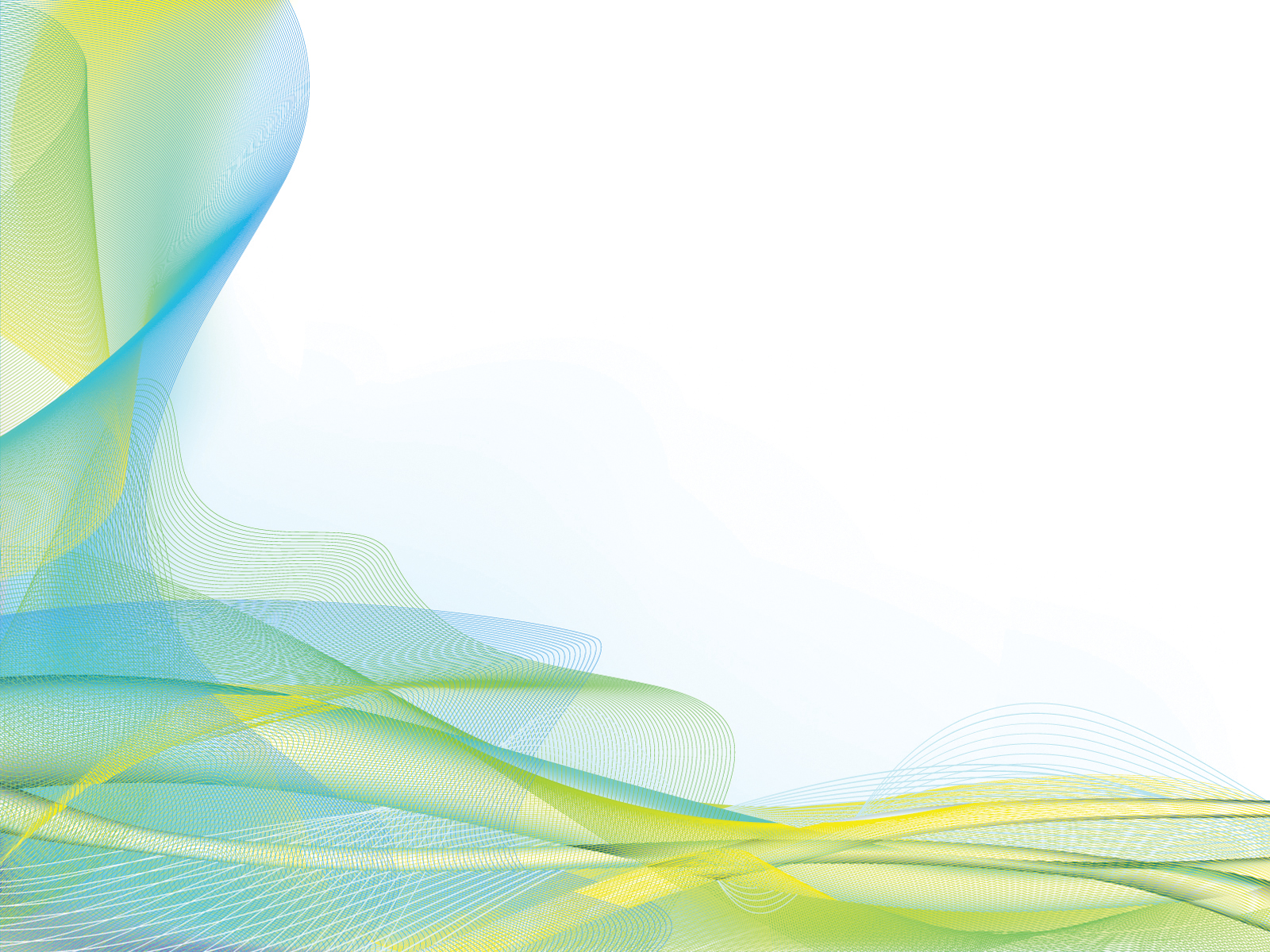 Abstract flowing lines in shades of green and blue create a dynamic and vibrant background