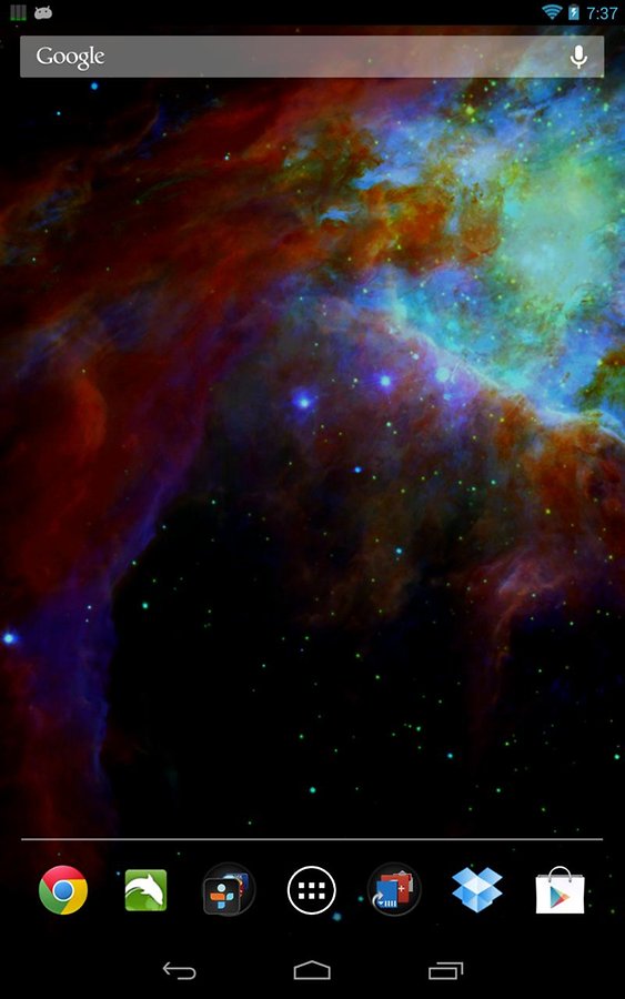 Space Galaxy 3d Live Wallpaper Android Apps Und Tests Androidpit