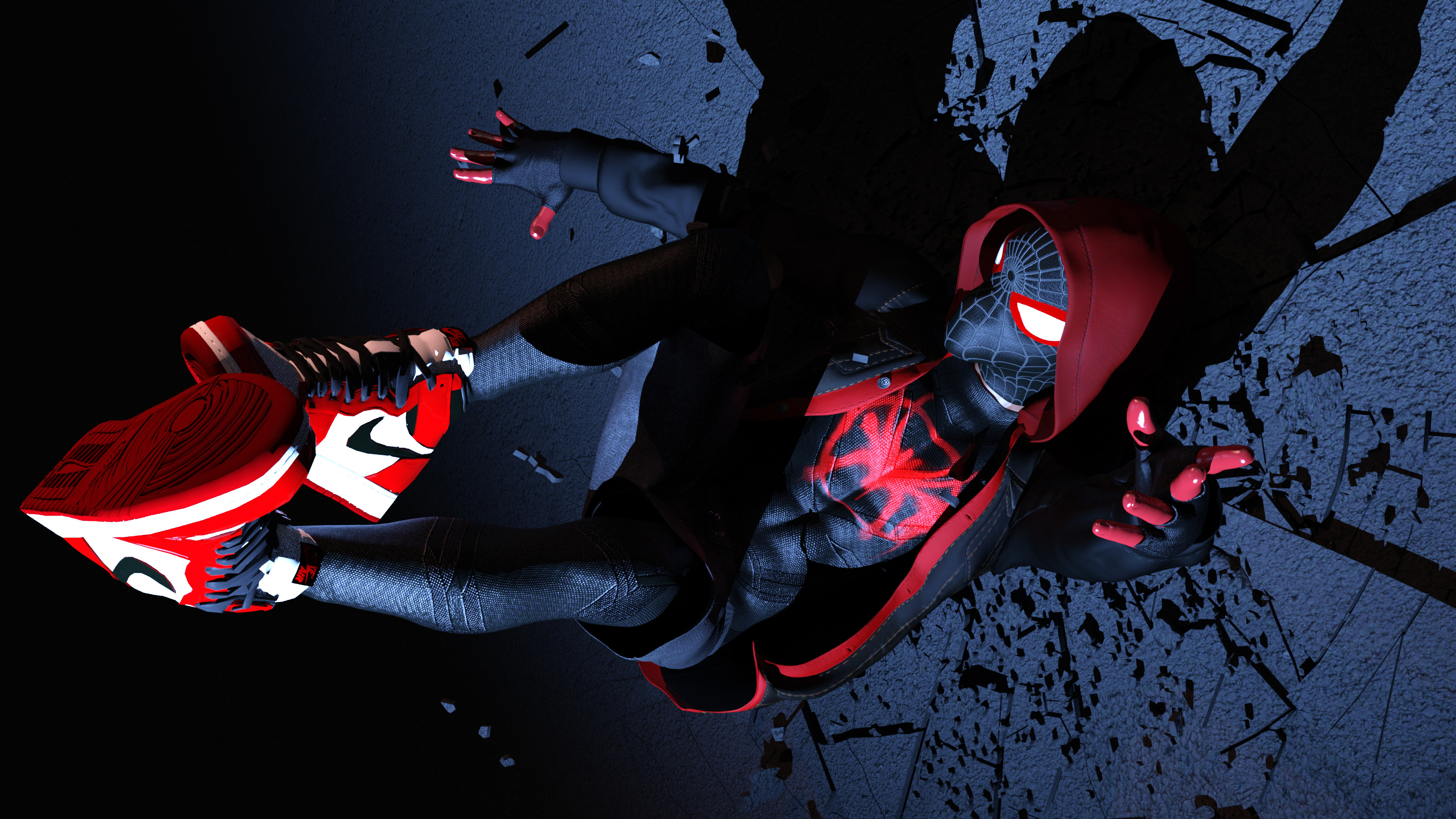 Spiderman Miles Morales 4k Wallpaper HD Superheroes