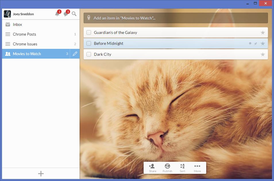 Wunderlist Chrome App Adds Real Time Sync New Look