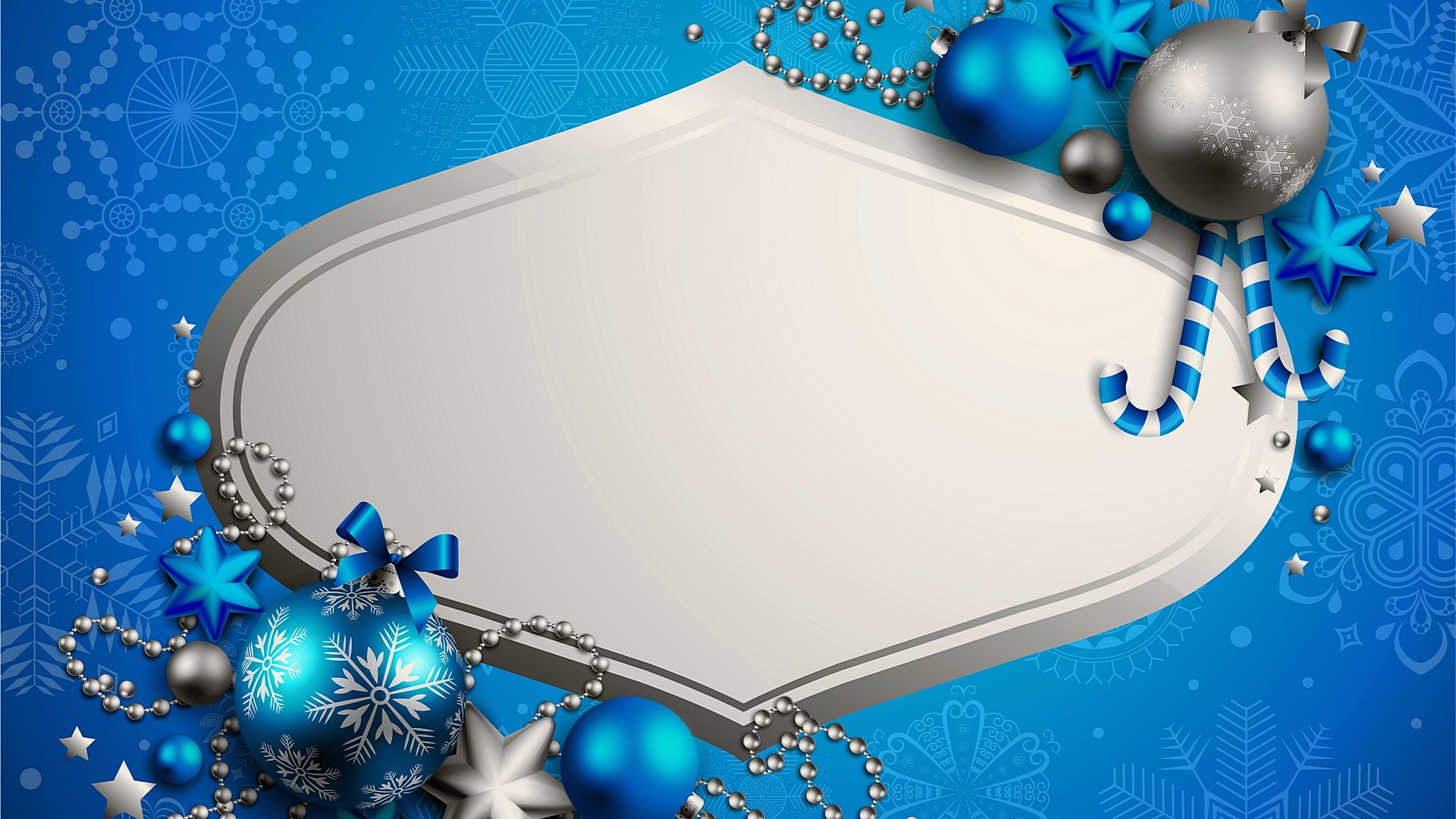 Blue Christmas Background Wallpaper Image