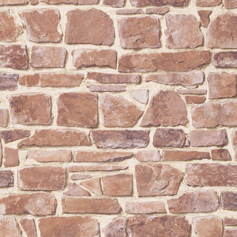 Home Wallpaper Rasch Brick Wall Pattern Faux Effect