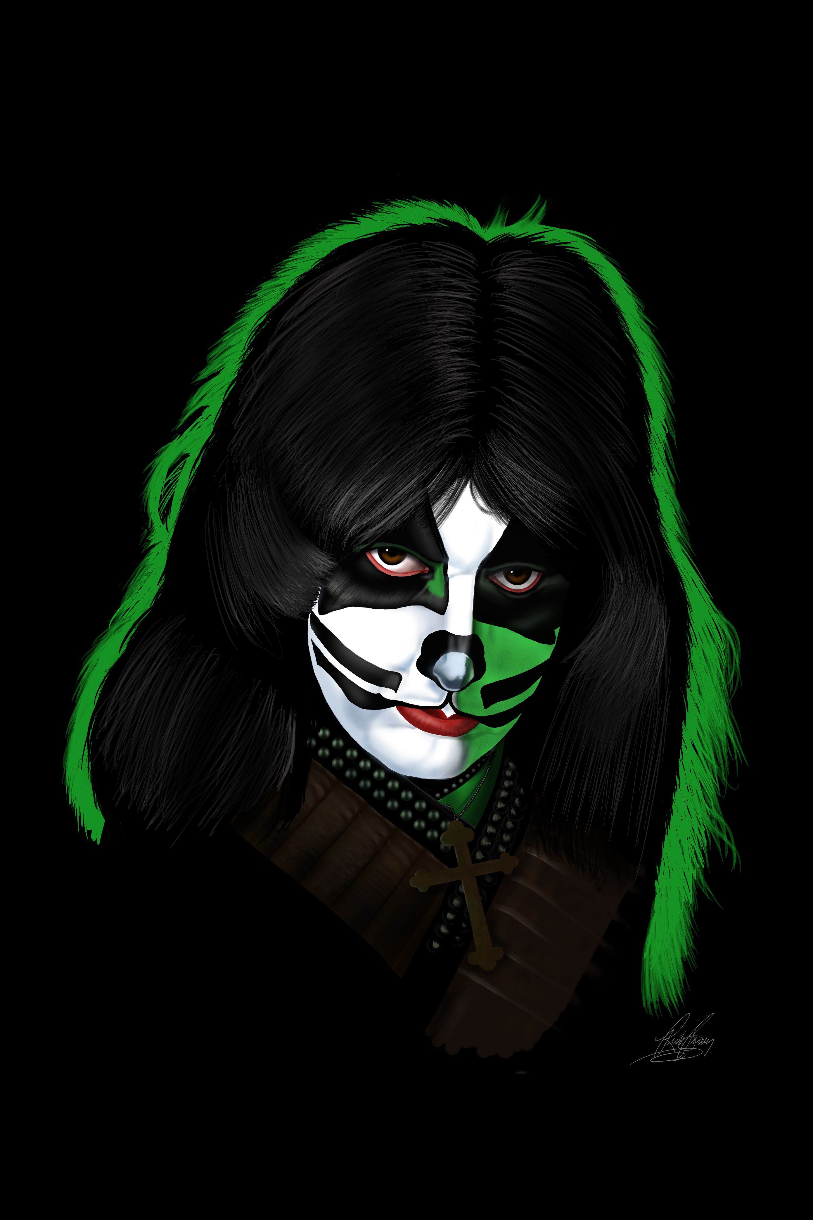 The Catman By Rick Brown Peter Criss Kiss Album Covers Art