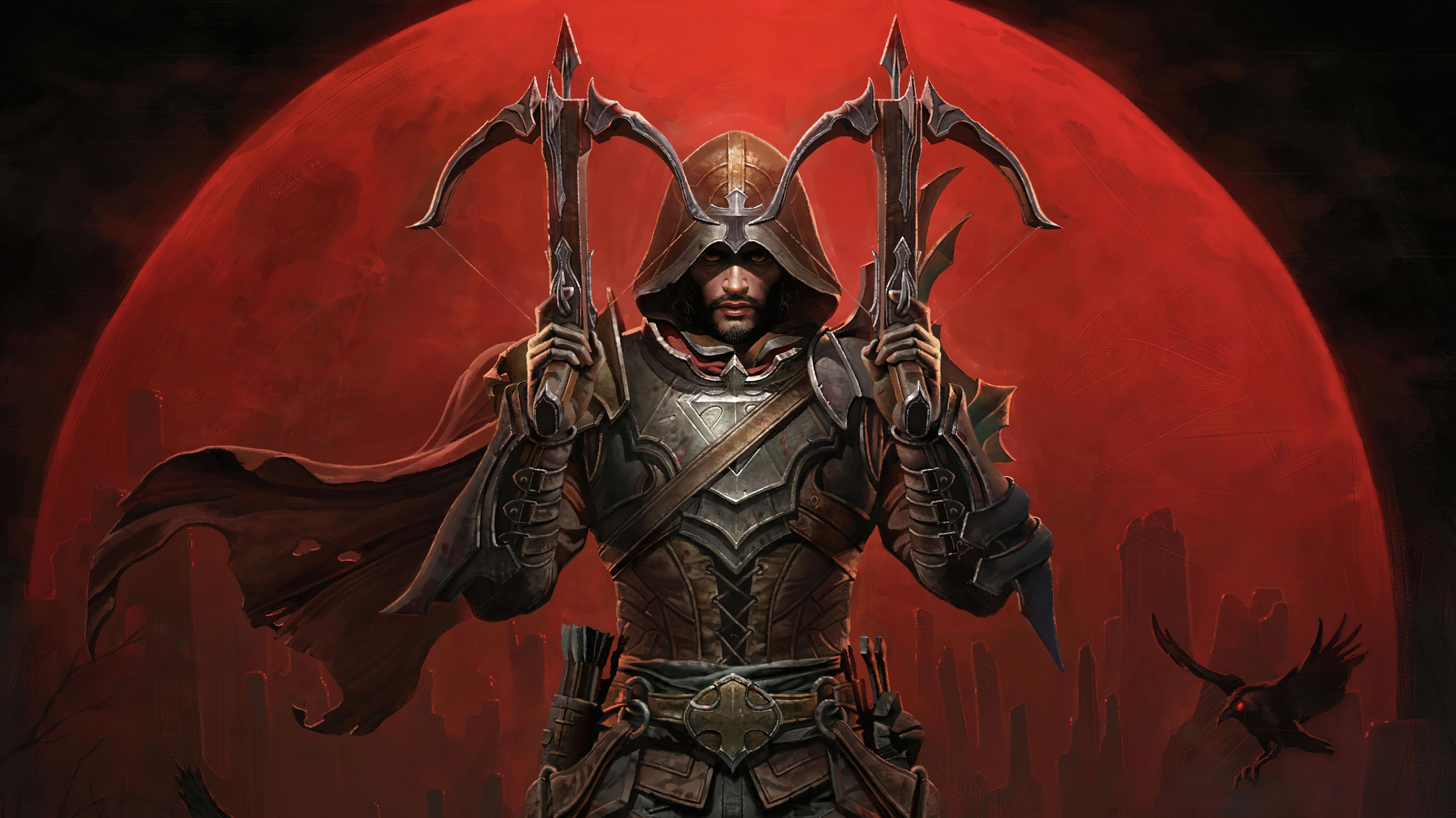 Demon Hunter Male Diablo Immortal 4k Wallpaper iPhone HD Phone 4761h